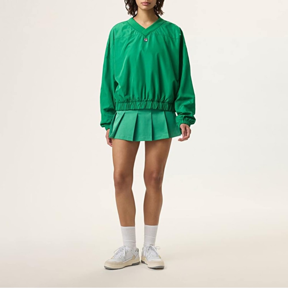 Fila x Hailey Bieber Green‎ Pleated Skirt 4